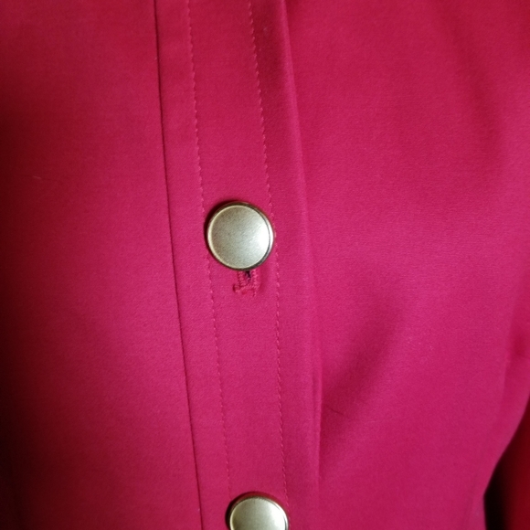 Rafaella Petites Red Lined Jacket Sz 14P - Picture 4 of 5